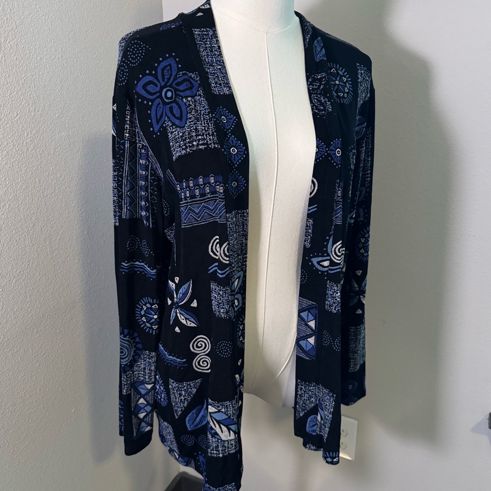 Vintage abstract cardigan